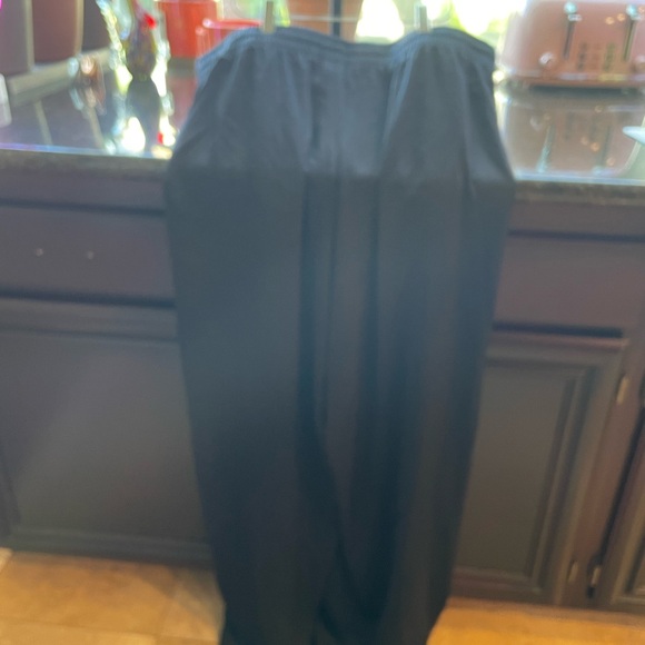 Adidas Black and Neon Green Track Pants with Signature Stripes - Picture 3 of 7